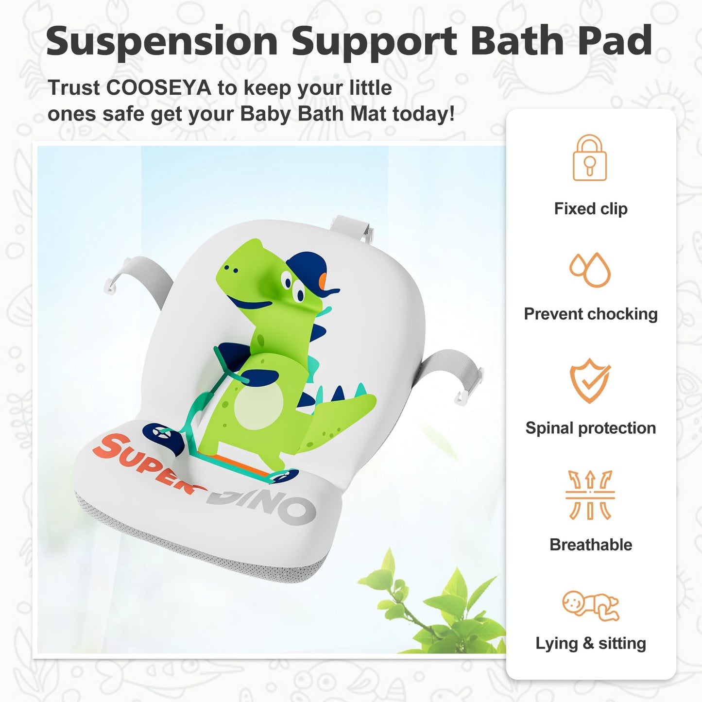 AGOGOLIFE Baby Bathtub with Thermometer for Newborns to Toddlers, Collapsible Travel Baby Bath Tub with Soft Cushion, Foldable Baby Bath Tub for Infants 0–24 Months, Frog